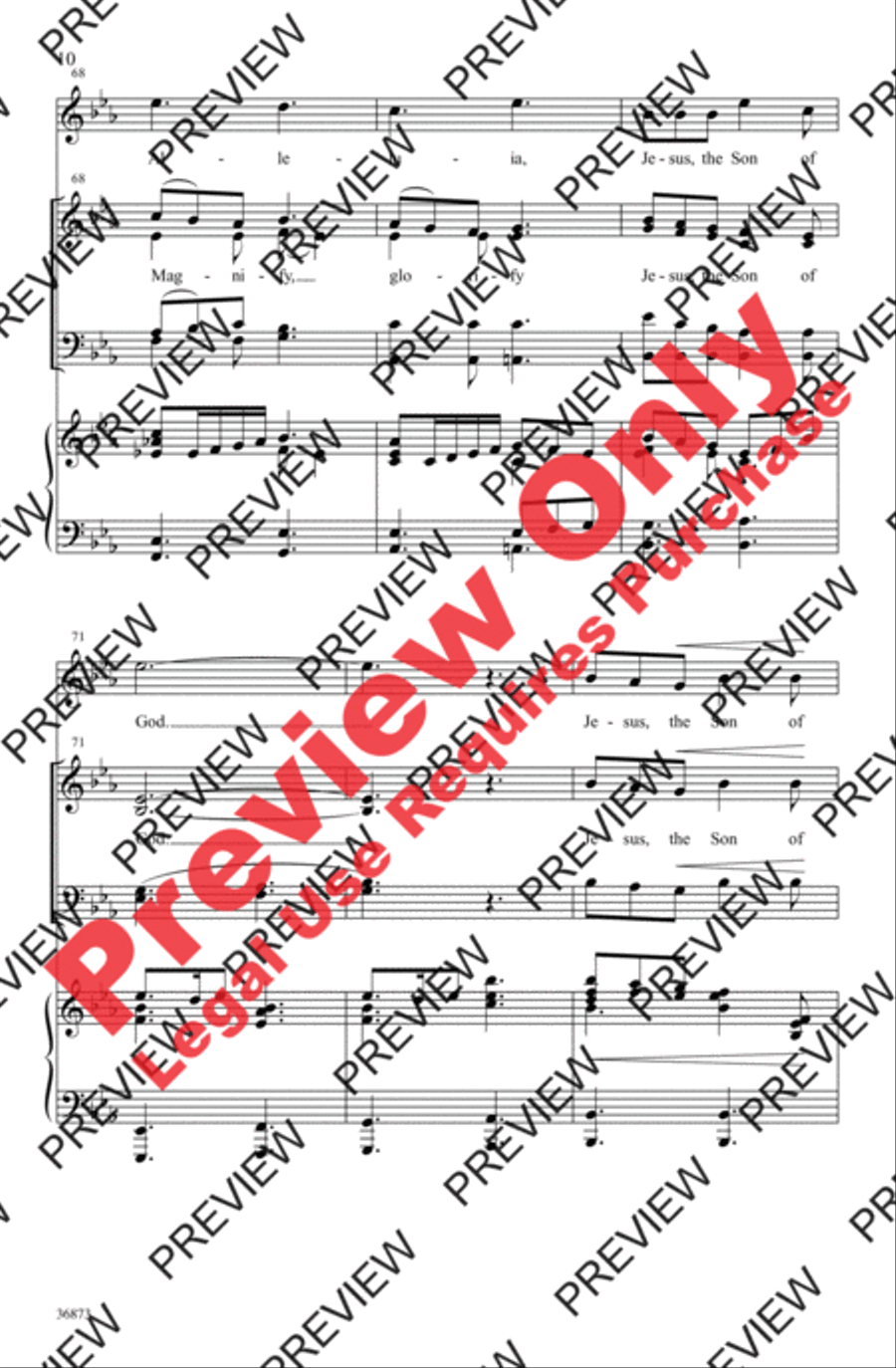 Christmastide 4-Part scores gallery preview page 10