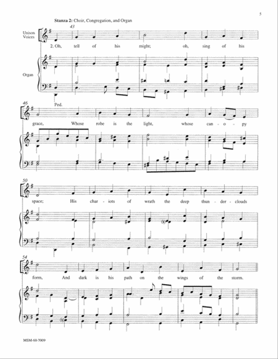 Oh, Worship the King Oh, Worship the King Choir scores gallery preview page 5