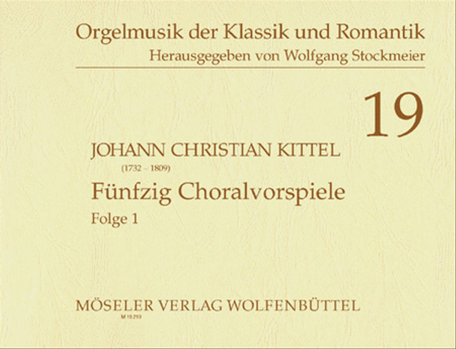 50 Choralvorspiele Band 1