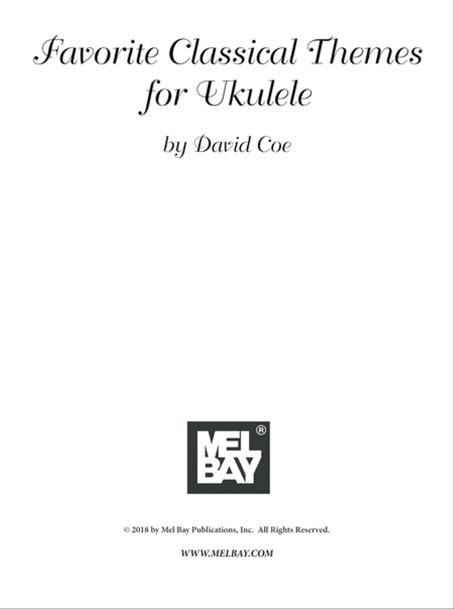 Favorite Classical Themes for Ukulele Acoustic Guitar scores gallery preview page 2