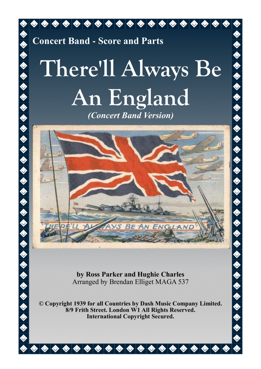 There'll Always Be An England Concert Band scores gallery preview page 1
