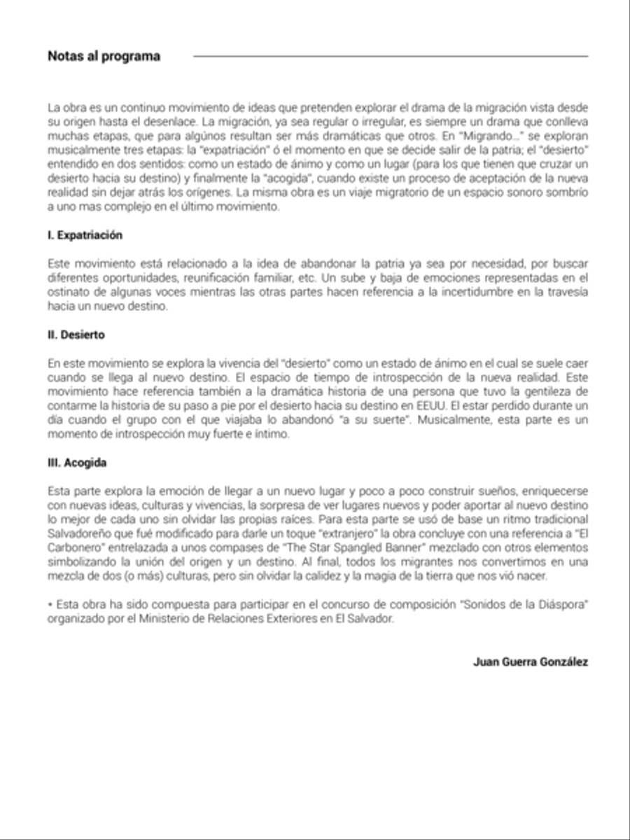 Migrando... String Quartet scores gallery preview page 2