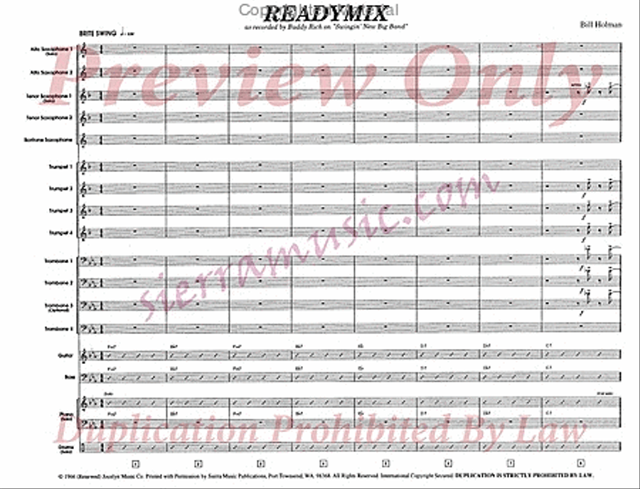 Readymix Big Band scores gallery preview page 2