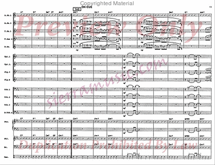 Work Song Jazz Ensemble scores gallery preview page 14