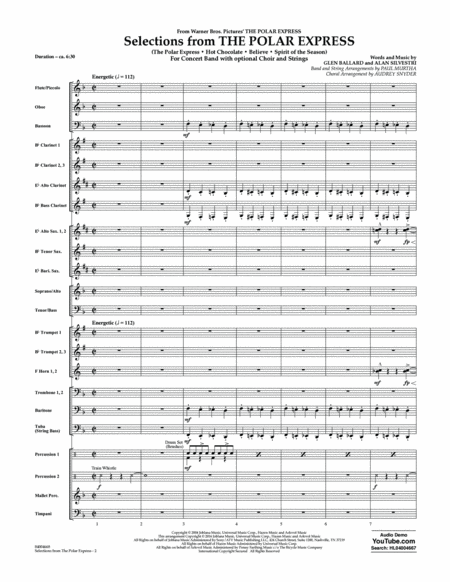 Selections from The Polar Express - Conductor Score (Full Score)