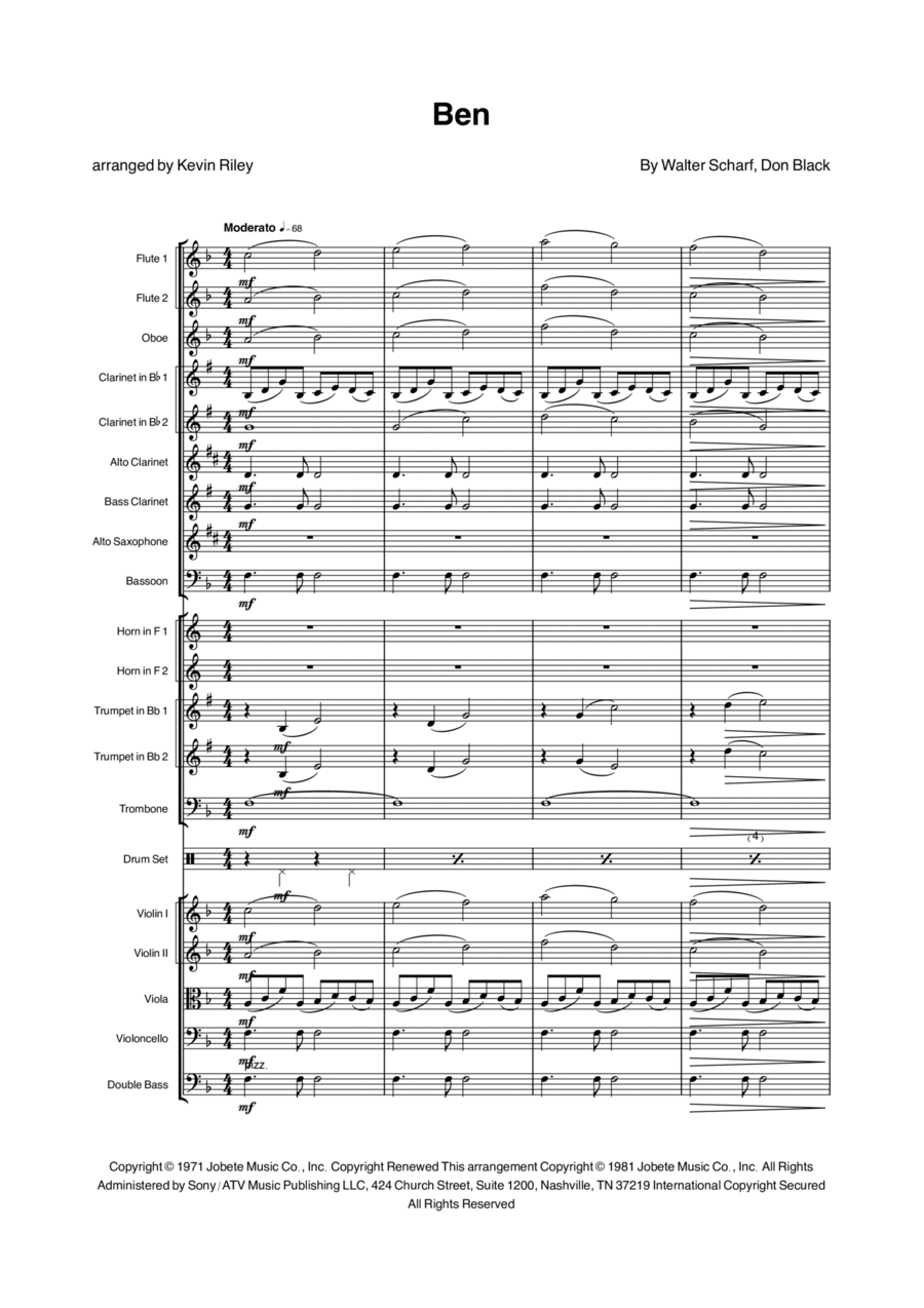 Ben Full Orchestra scores gallery preview page 1