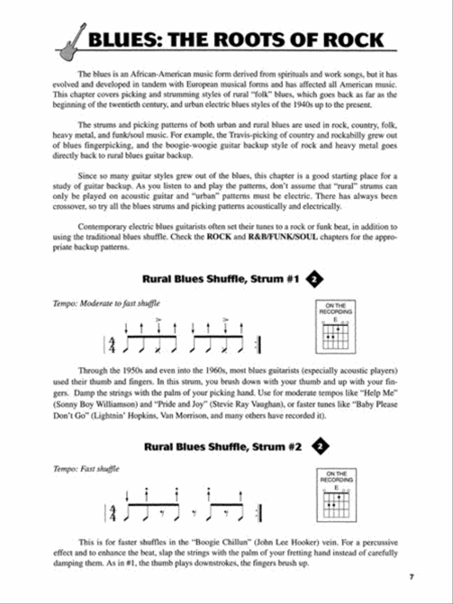 The Dictionary of Strum & Picking Patterns Guitar Tablature scores gallery preview page 5