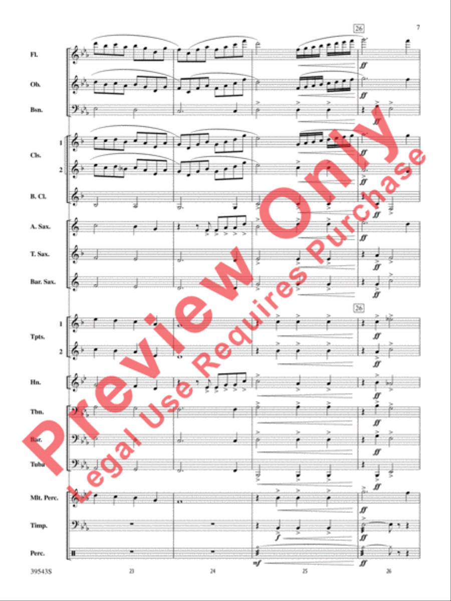 Londonderry Air Londonderry Air Concert Band scores gallery preview page 8