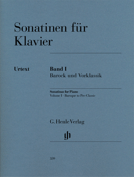 Sonatinas for Piano: Baroque to Pre-Classic, volume I