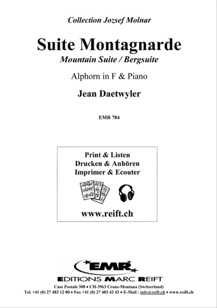 Suite Montagnarde Suite Montagnarde Piano Accompaniment scores gallery preview page 2