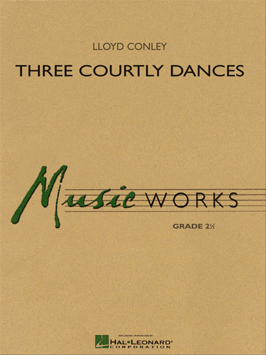 Three Courtly Dances Concert Band scores gallery preview page 1
