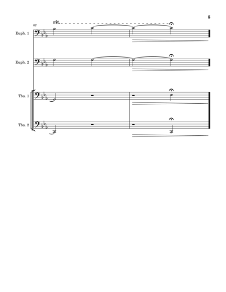 The Sound Of Silence The Sound Of Silence Brass Quartet scores gallery preview page 5