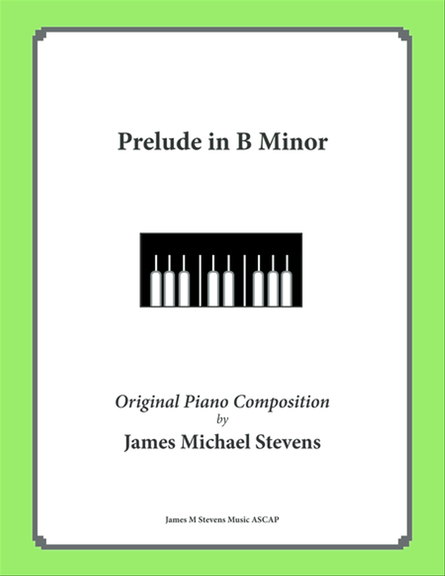 Prelude in B Minor Piano Solo scores gallery preview page 1