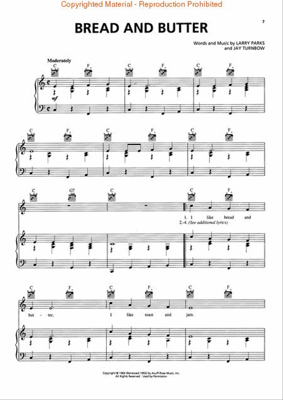The Best Early Rock'N'Roll Songs Ever - 2nd Edition Piano, Vocal, Guitar scores gallery preview page 3