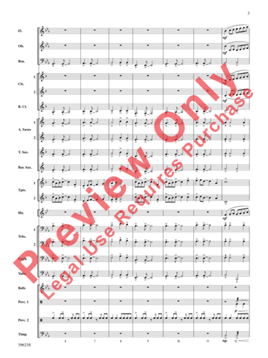 Beyond the Riverbend Concert Band scores gallery preview page 4