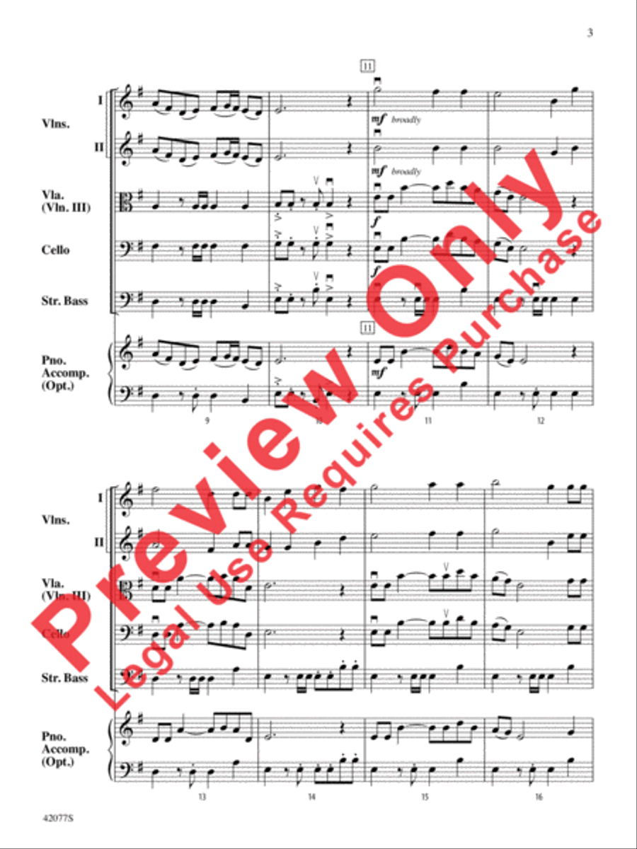 The Explorers String Orchestra scores gallery preview page 4