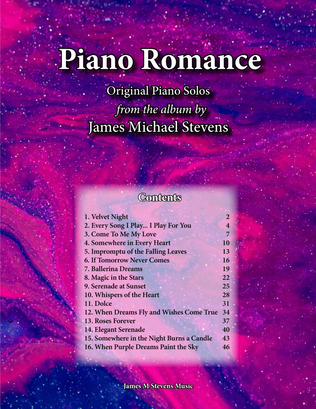 Book cover for Piano Romance