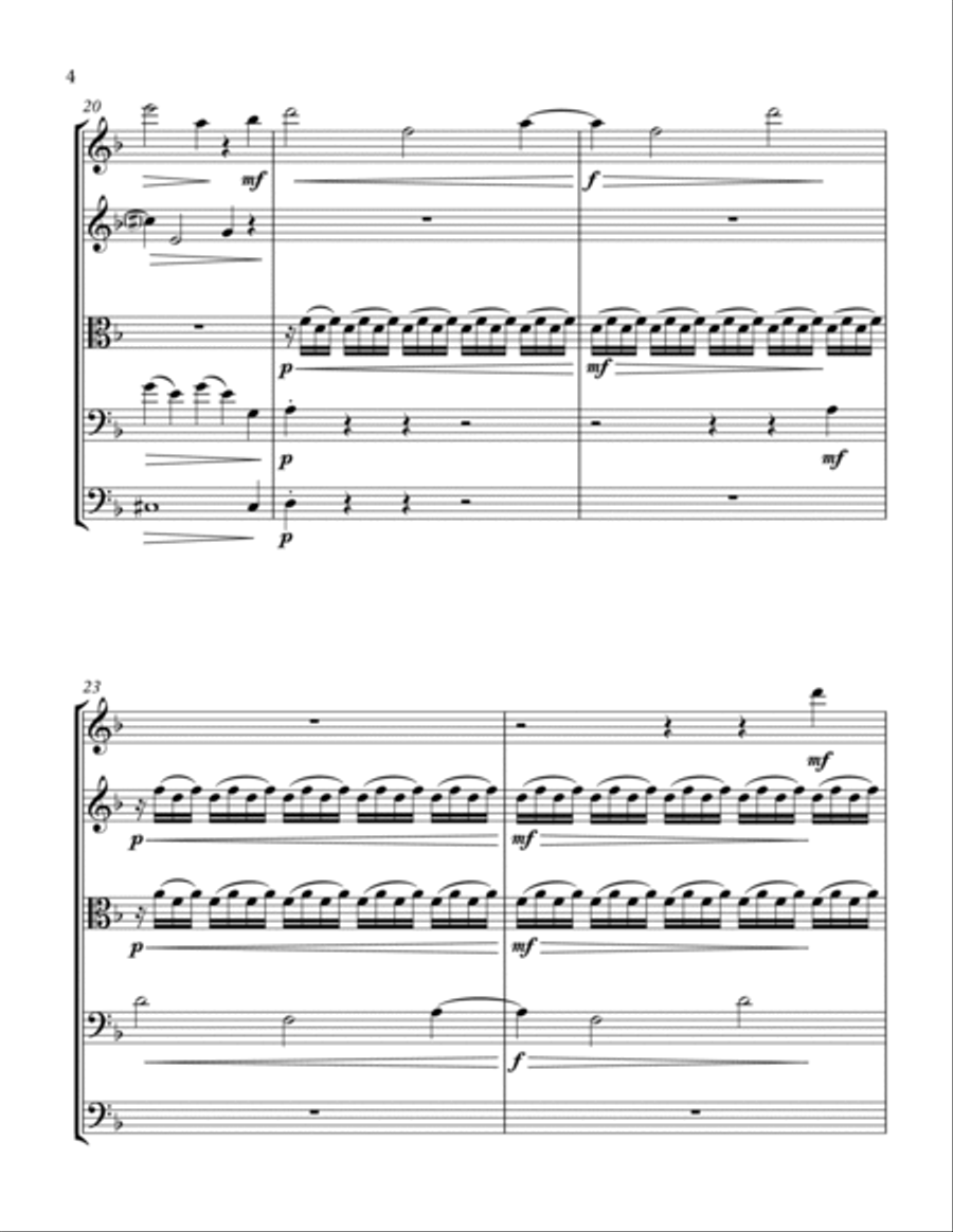 Finding The Path String Quintet scores gallery preview page 4