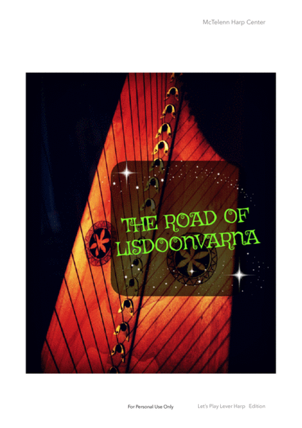 THE ROAD OF LISDOONVARNA - FOR LEVER HARP - ARGT BY EVE MCTELENN image number null