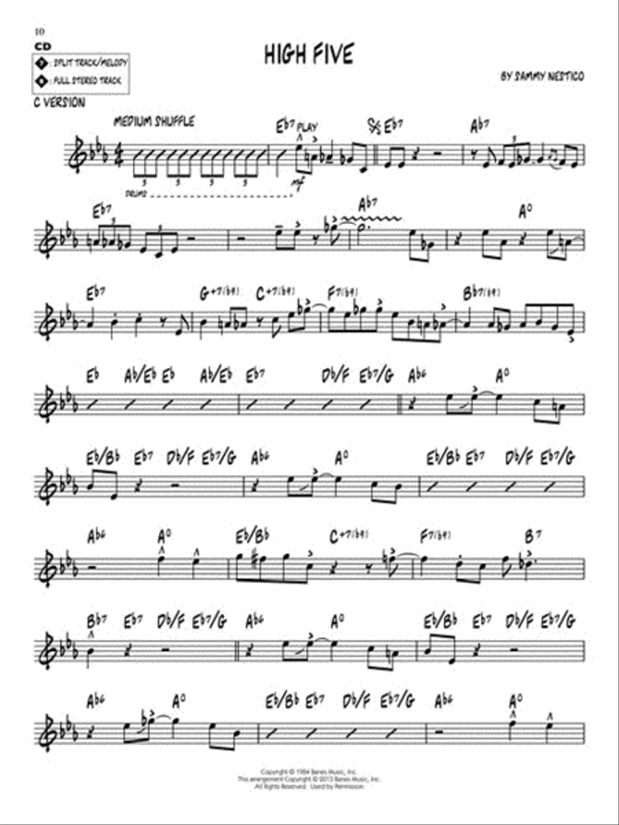 Sammy Nestico C Instrument scores gallery preview page 4