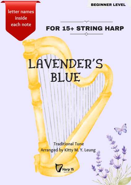Lavender's Blue - 15 String Harp by Traditional Celtic Harp - Digital Sheet Music