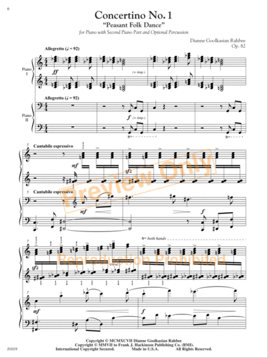 Concertino No. 1 