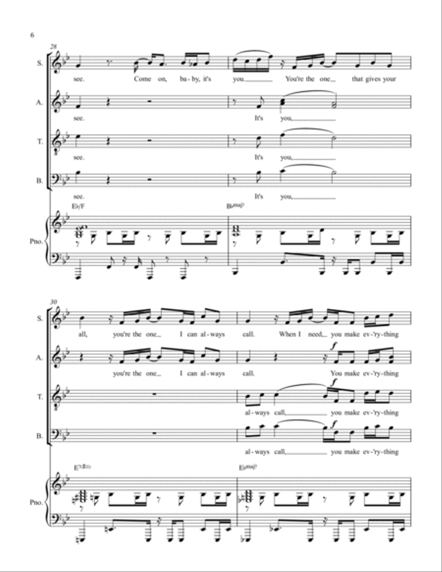 Love On Top Divisi scores gallery preview page 6