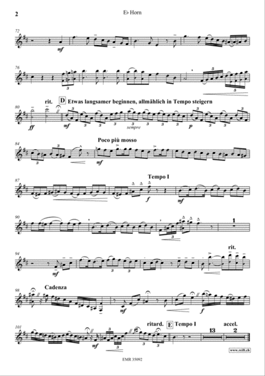 Concerto Primo Horn scores gallery preview page 3