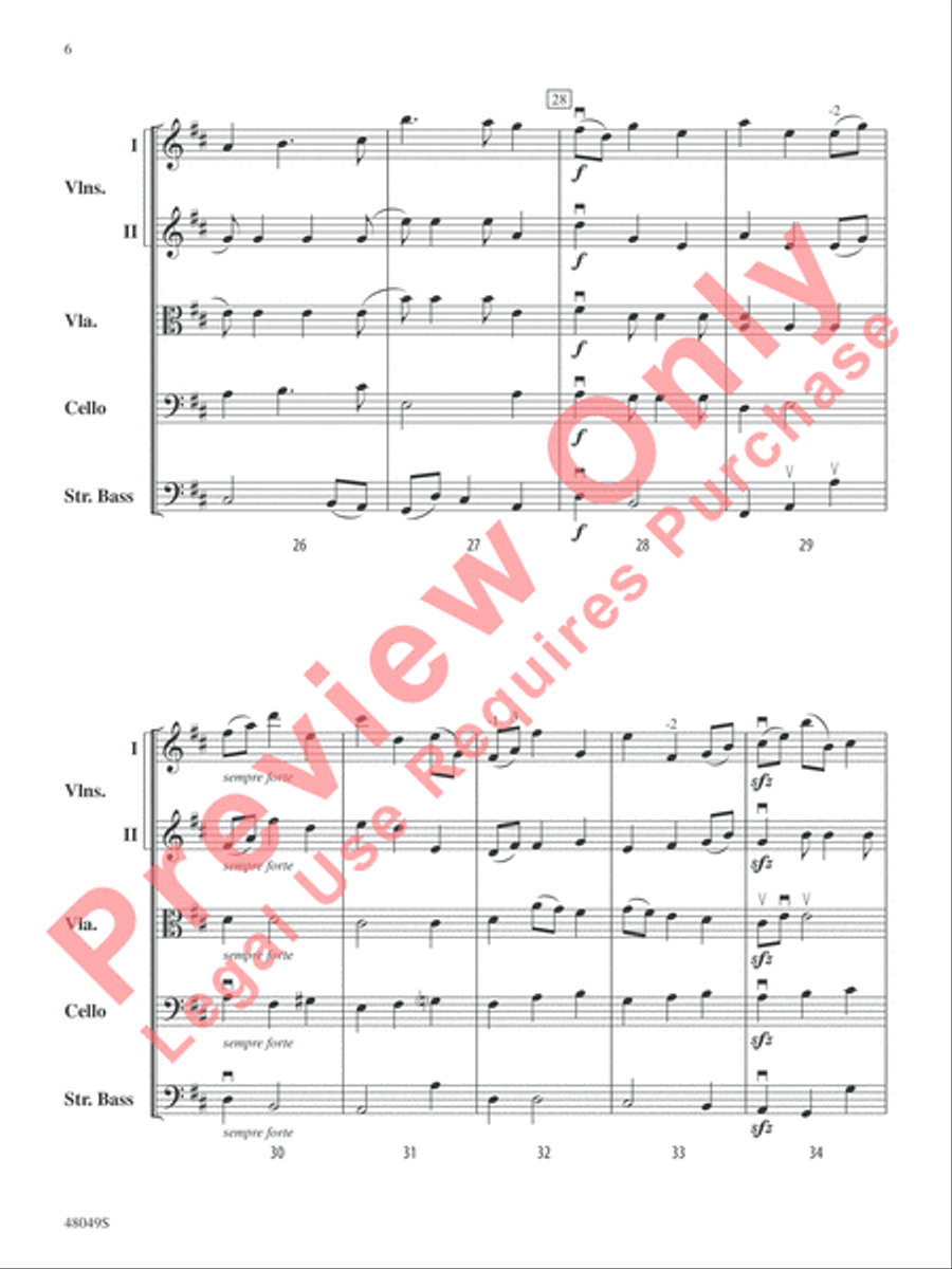 Nimrod String Orchestra scores gallery preview page 7