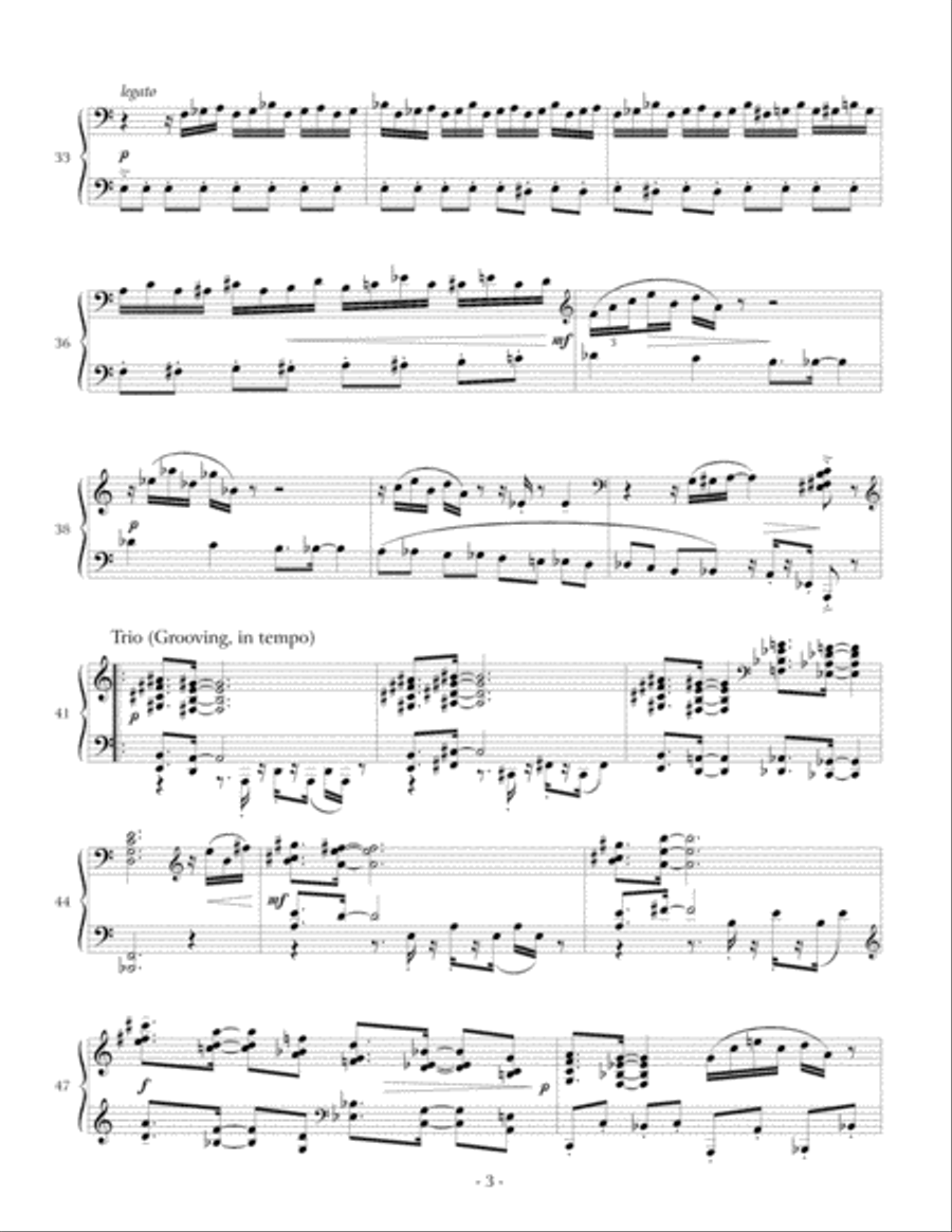 The Joker - scherzo for piano solo Piano Solo scores gallery preview page 4