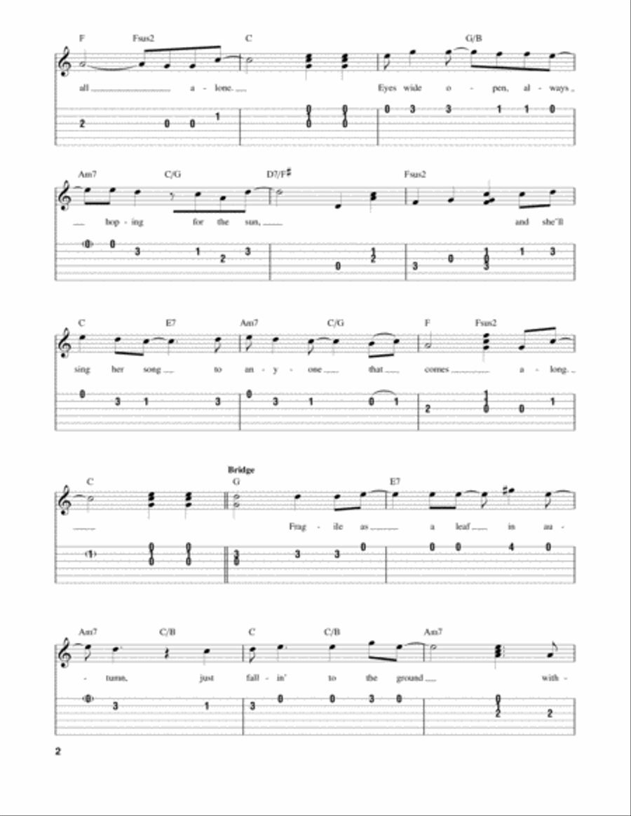 Seven Years Acoustic Guitar scores gallery preview page 2