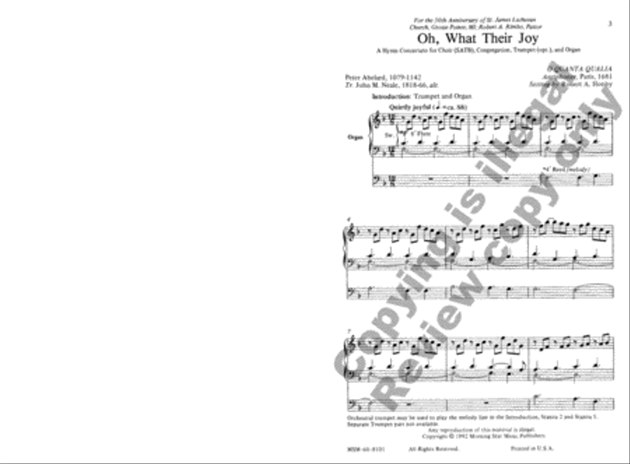 Oh, What Their Joy Oh, What Their Joy 4-Part scores gallery preview page 2