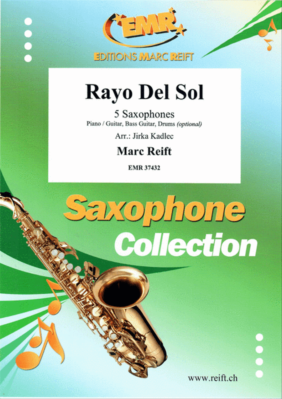 Rayo Del Sol Saxophone Quintet scores gallery preview page 1