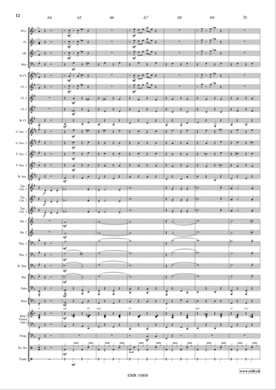 Gershwin Medley Gershwin Medley Concert Band scores gallery preview page 13