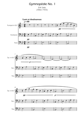 Gymnopedie No. 1 - Brass Trio