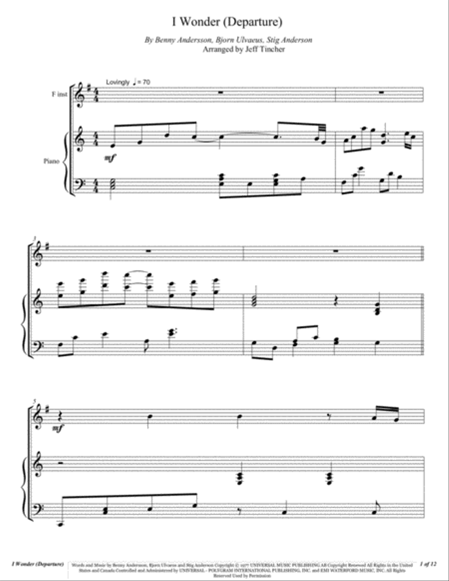 I Wonder Horn scores gallery preview page 2