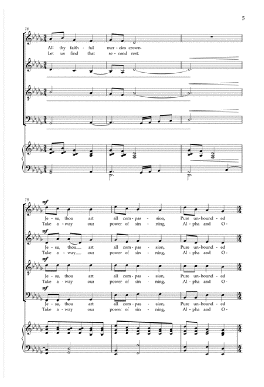 Love Divine (Downloadable Choral Score)