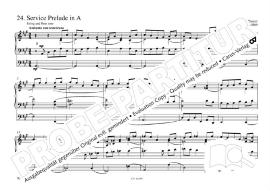 Free Organ Music from the Romantic Period, Vol. III (Freie Orgelmusik der Romantik, Band III) Organ scores gallery preview page 71