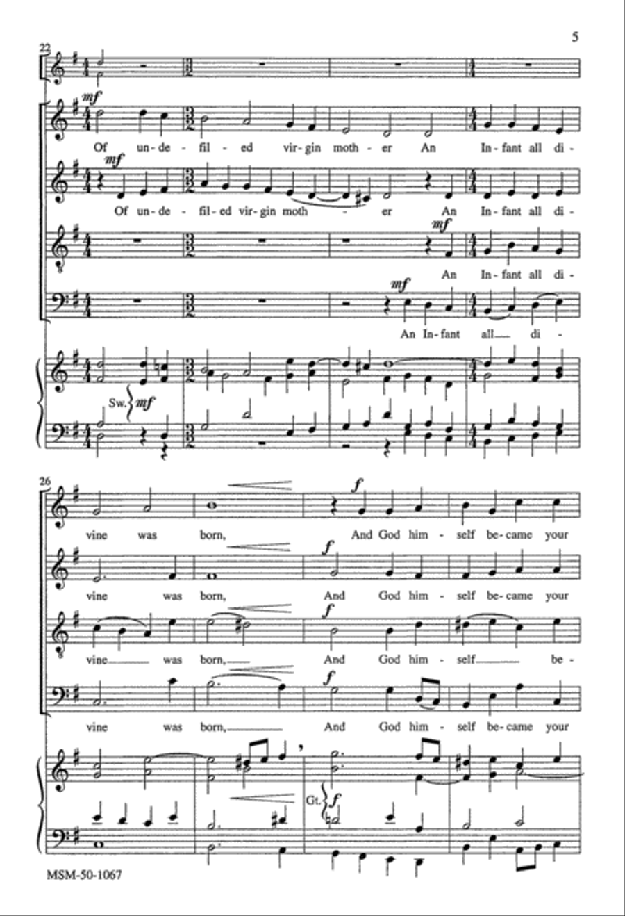Christians, Sing Out with Exultation 4-Part scores gallery preview page 4