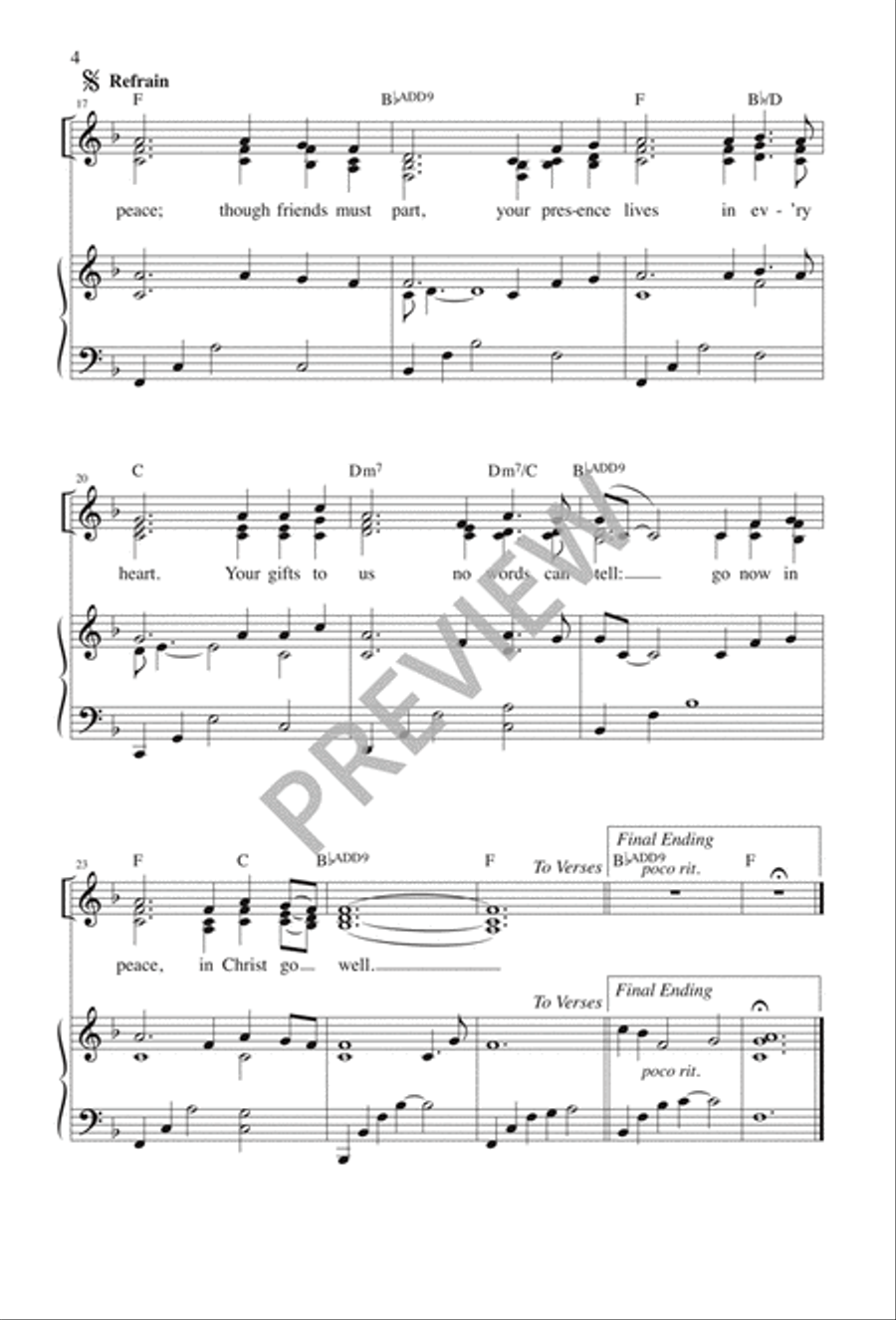 Go Now in Peace Go Now in Peace 3-Part scores gallery preview page 4