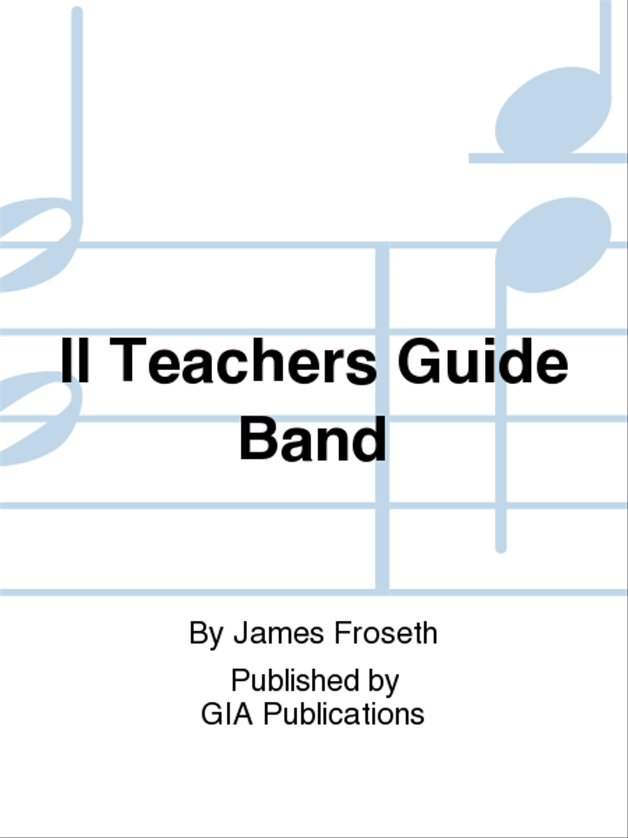 II Teachers Guide Band
