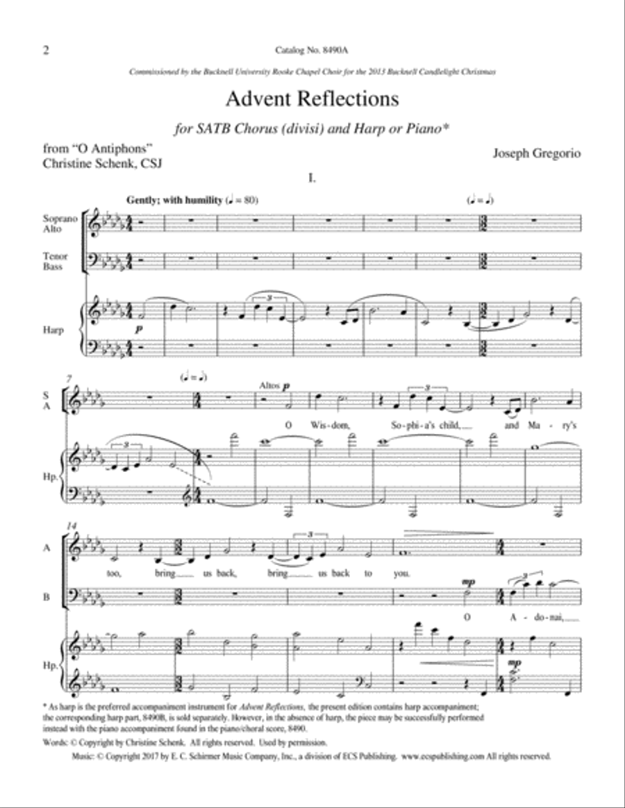 Advent Reflections Advent Reflections Choir scores gallery preview page 2