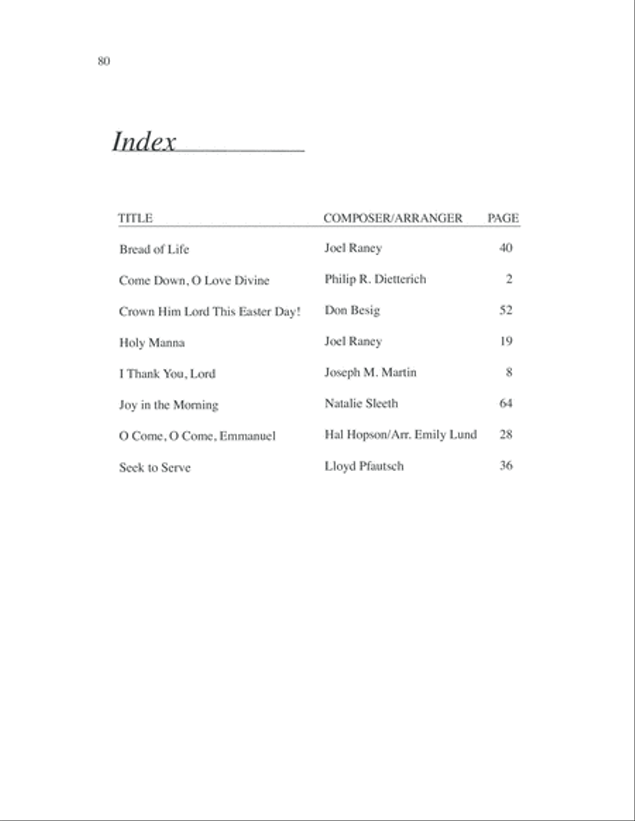 Easy Anthems, Vol. 4 3-Part scores gallery preview page 81