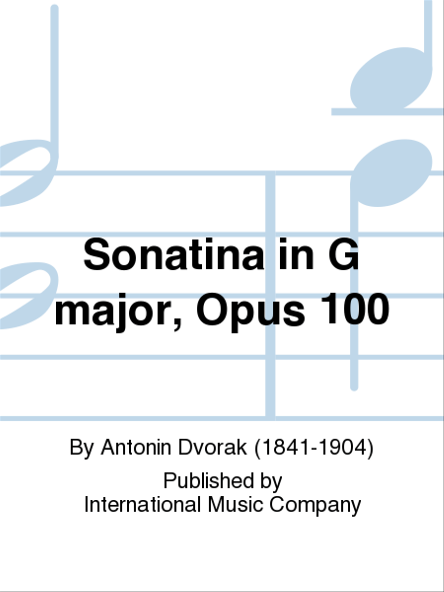 Sonatina In G Major, Opus 100 Violin Solo scores gallery preview page 1