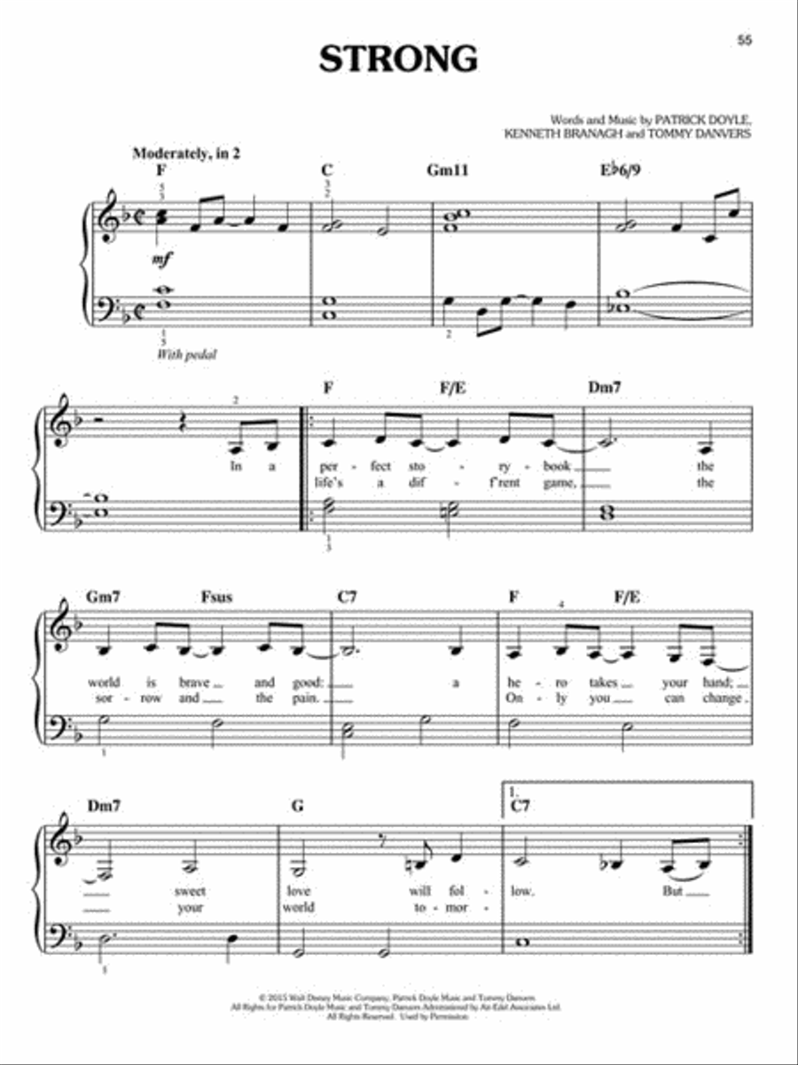 Cinderella Easy Piano scores gallery preview page 4
