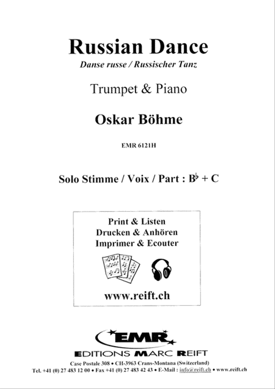Russian Dance Cornet scores gallery preview page 10