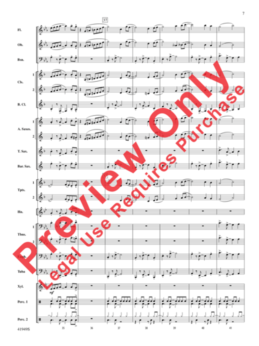 Camino del Sol Concert Band scores gallery preview page 8