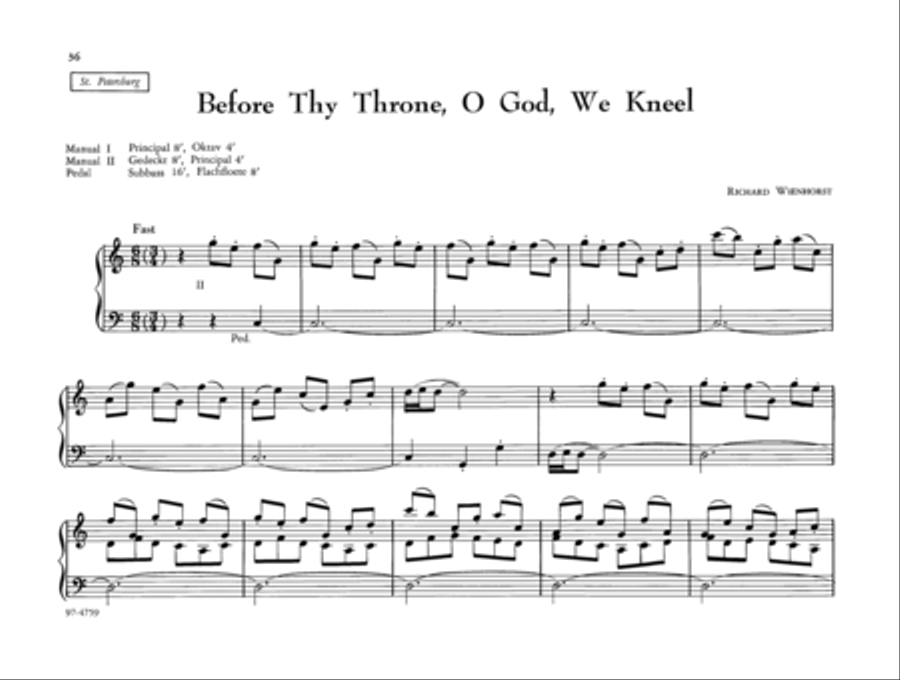 The Parish Organist, Part 12 (Familiar Hymn Tunes) Organ scores gallery preview page 17