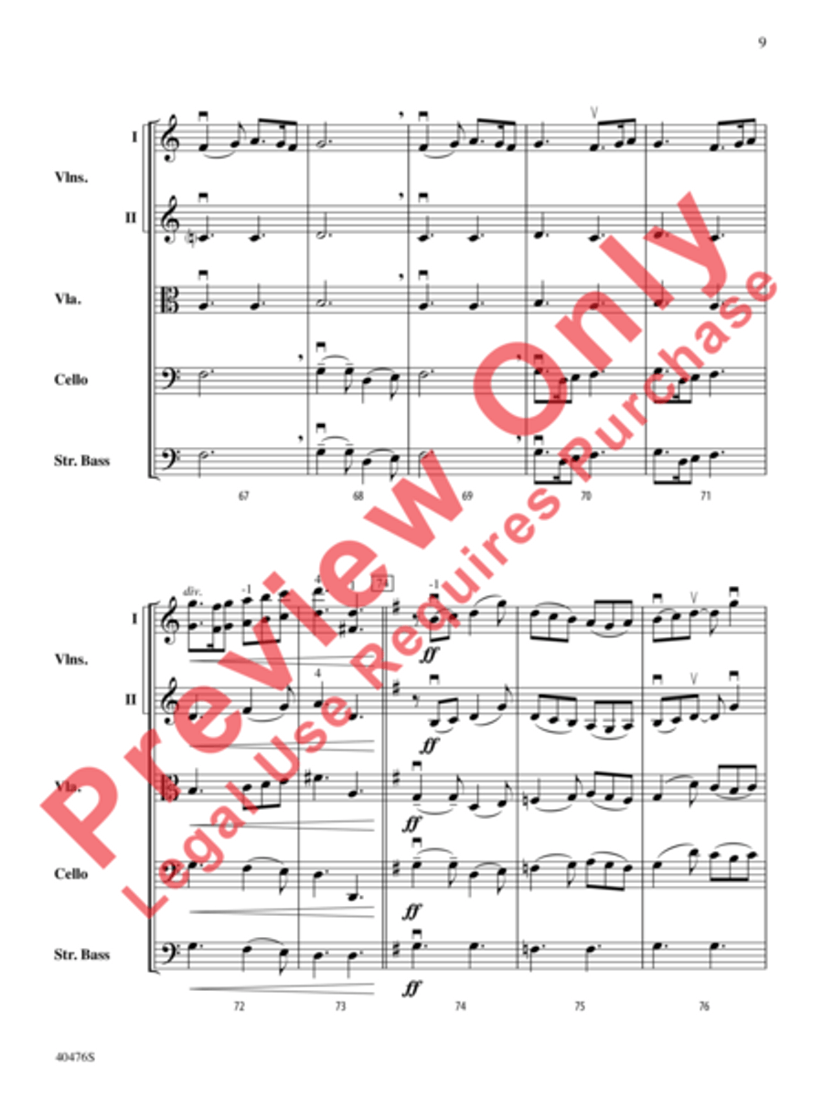 Pastorella String Orchestra scores gallery preview page 10