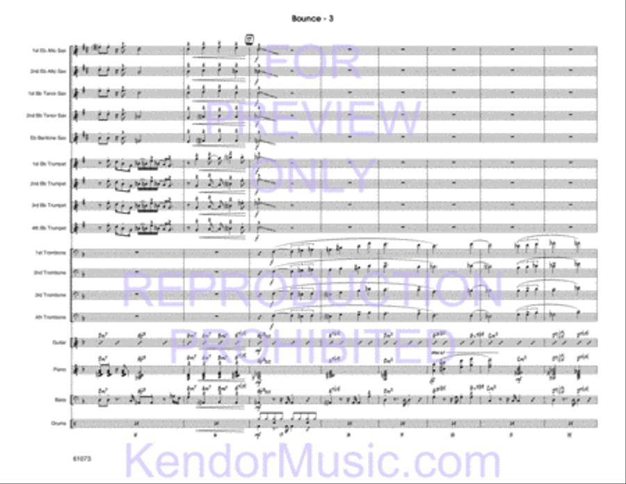Bounce Jazz Ensemble scores gallery preview page 4